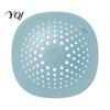 TPR Drain Filter Kitchen Sink Strainer Mat with Suction Cup, Food Residue & Hair Accessory Catcher Floor Cover, Anti Clogging Mesh for Bathroom