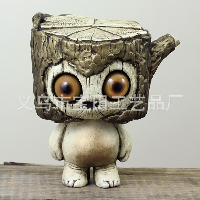 Инопланетные куклы-украшения из полимерной смолы подходят для украшения дома и двора