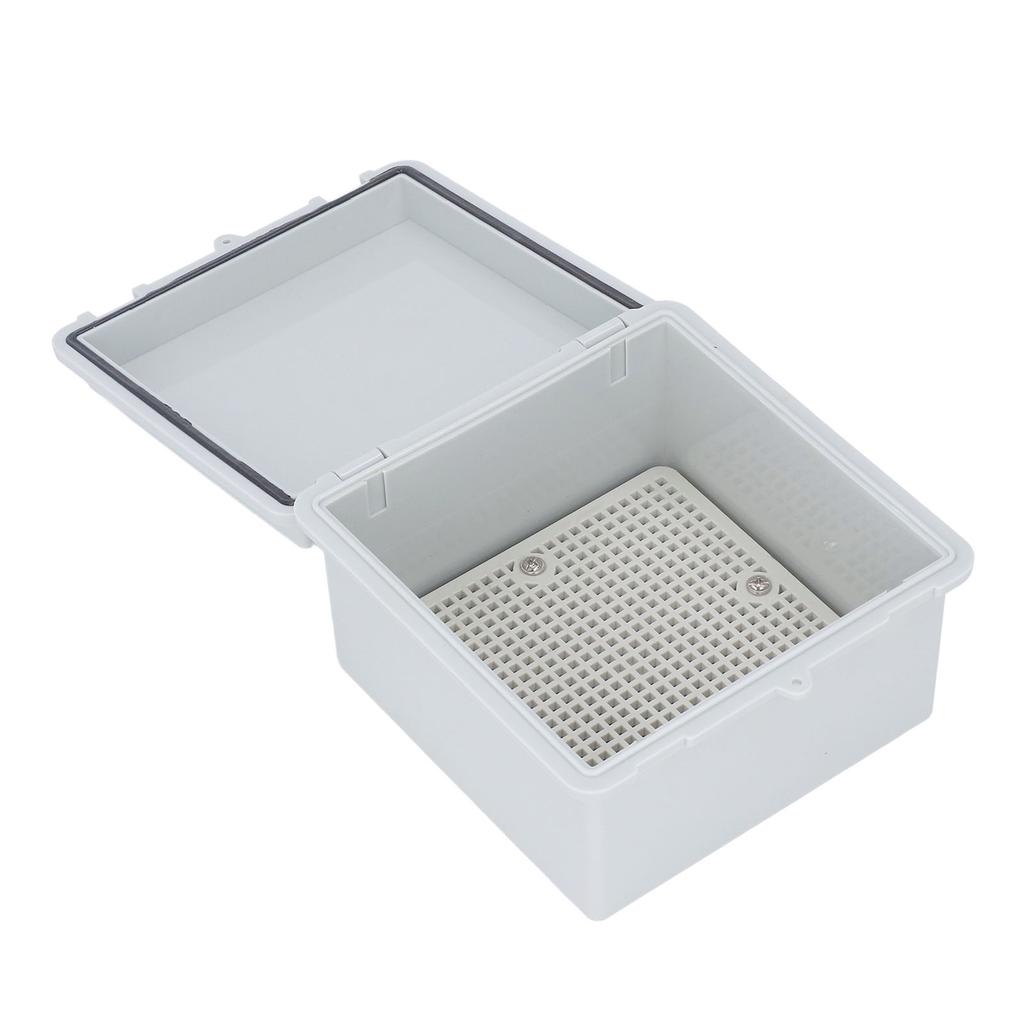 Водонепроницаемая распределительная коробка IP67 с крышкой на петлях из АБС-пластика, наружная электрическая проектная коробка серого цвета