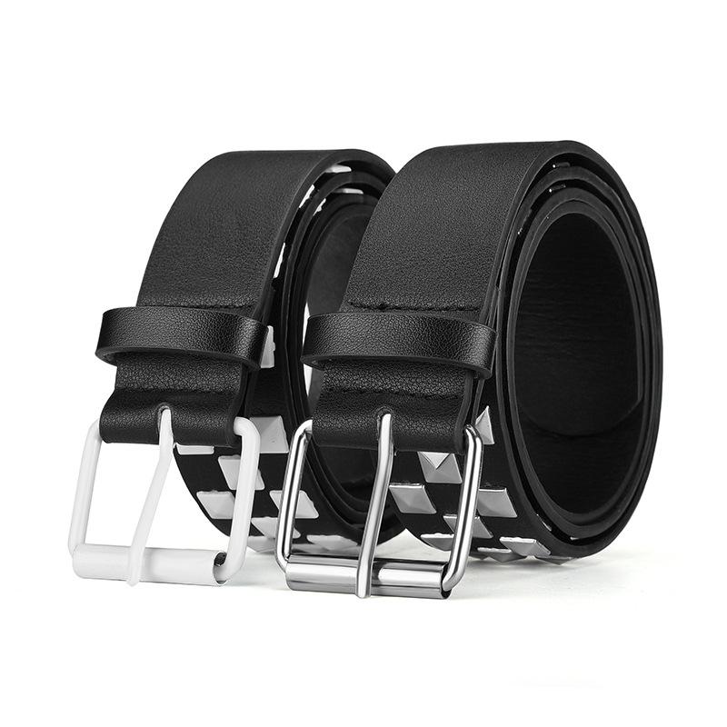 Ширина 3,8 см хип-хоп панк женский ремень модный тренд универсальные джинсы аксессуары пояс музыкальный фестиваль Y2k девушка ПУ пояс