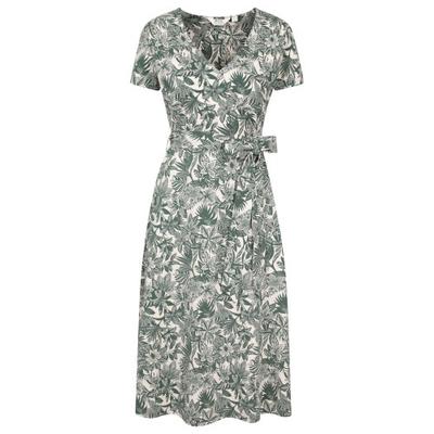 Womens/Ladies Santorini Floral Wrap Midi Dress
