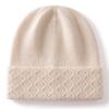 Autumn and winter new cashmere hat women's flanged warm hat brimless casual knitted outdoor hat men