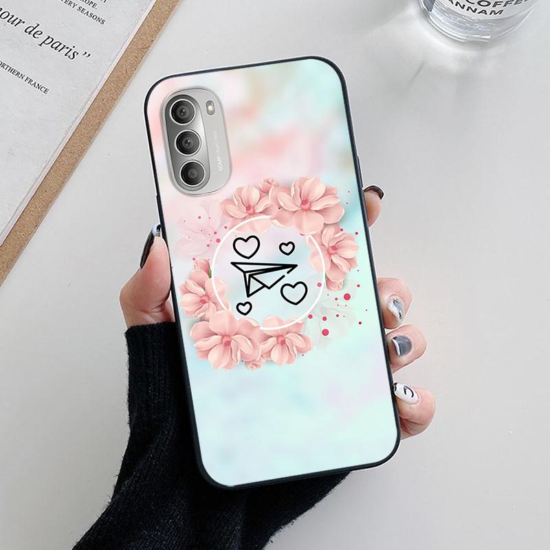 For Motorola Moto G51 5G Case XT2171-2 Panda Painted Cover 6.8'' Soft Silicone Phone Cases For Moto G51 G 51 MotoG51 5G Shell