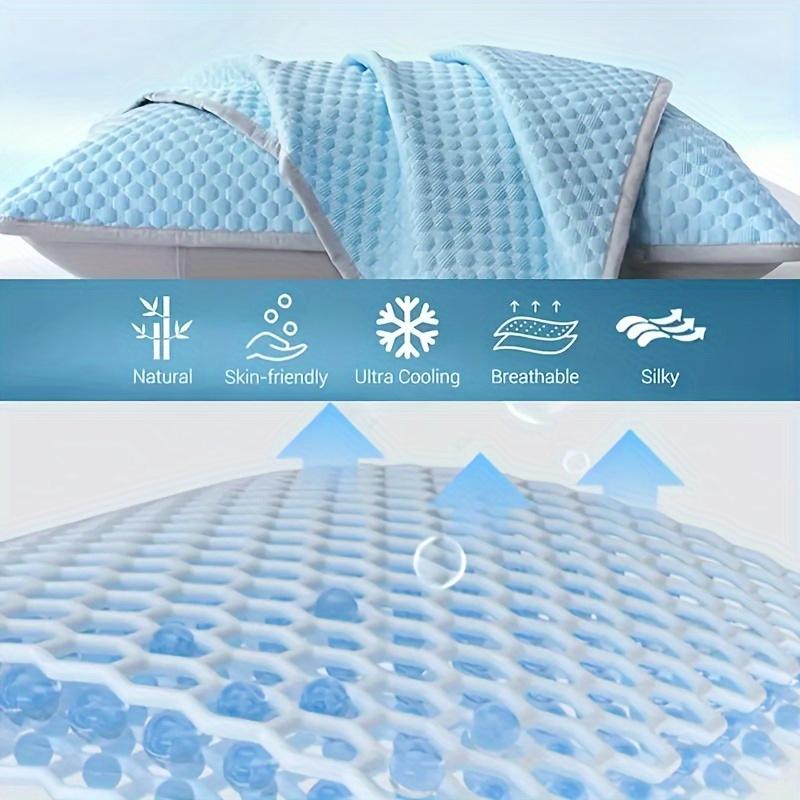 1-2 Pieces New Summer Cool Bean Pillowcase Air Conditioning Pillow Without Pillow 48x74cm for Warm Nights Summer Pillowcases