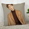 Custom Ateez Mingi Kpop Style Square Pillowcase Custom Zippered Pillow Cover Case 45X45Cm(One Side) 12.24