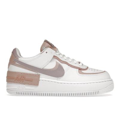Air Force 1 Shadow White Pink Оксфордские женские кроссовки Rose-Whisper Amethyst-Ash CI0919-113