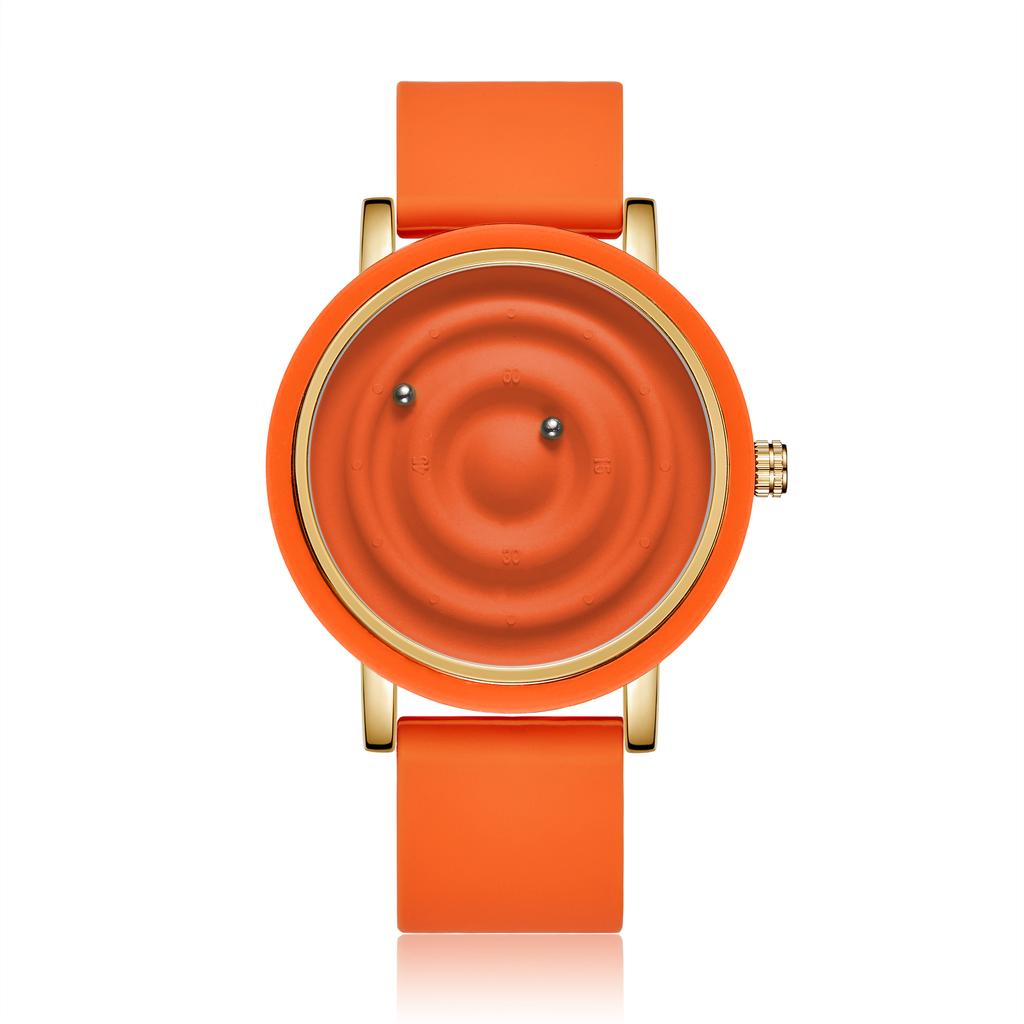 Персонализированные модные плавающие магнитные стрелки, креативные простые водонепроницаемые кварцевые часы со свободным шарикоподшипником, студенческие женские мужские