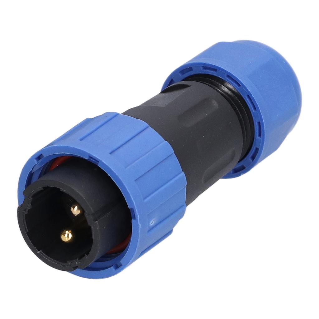Aviation Plug Socket IP68 Waterproof Solderless Male Female Pair Connector 2 Pin 250V 20A LP16