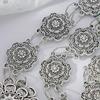 Retro Ethnic Style Bell Flower Simple Single Circle Waist Chain Women Body Chains Belly Dance Chains Decorative Metal Belt