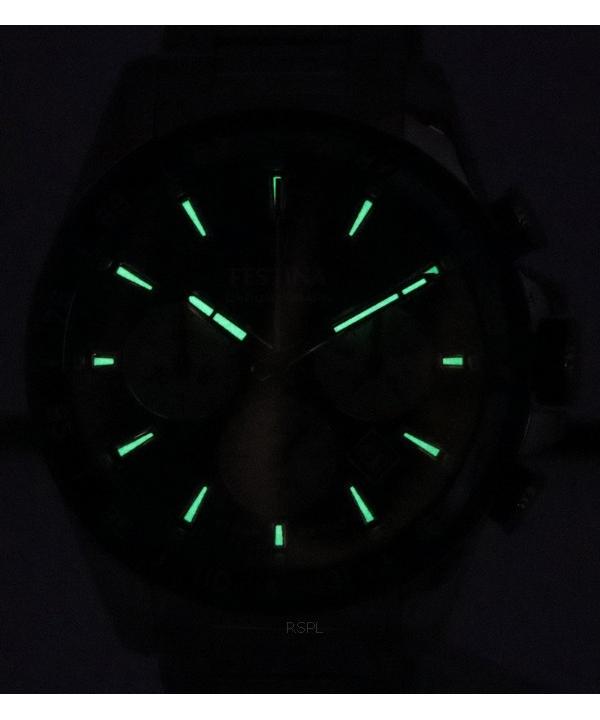 FESTINA Вневременной хронограф из нержавеющей стали с синим циферблатом F20560-2 F205602 Мужские часы 100M