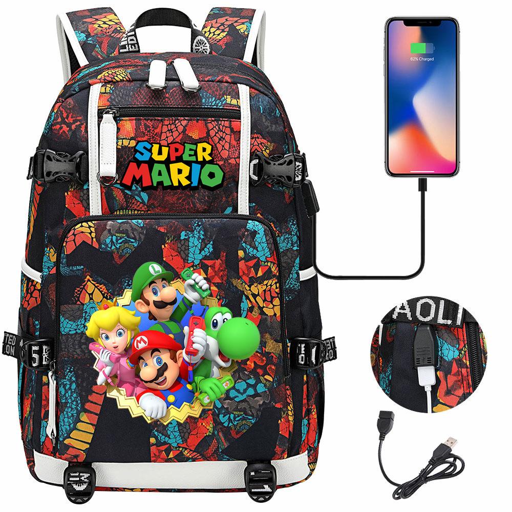 Large Capacity Student Backpack for Teens Casual Travel Dual Shoulder Bag Printed Hot Sale 06 Style