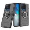 For VIVO iQOO Neo7 Neo 7 SE 5g Back Cover Phone Case Shockproof Armor Anti-Fall Metal Ring Holder Magnetic Protect Funda Coque