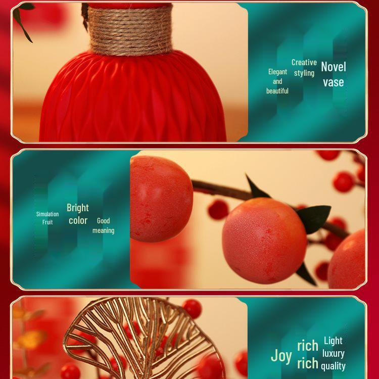 Bridal Wedding Gift Potted Plant Ornament for Living Room or Engagement Banquet Decor