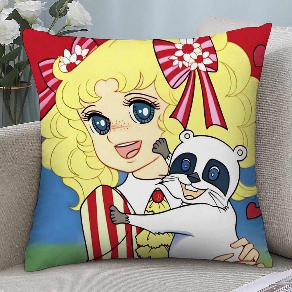 C-Candy Candy Anime Pillow Case Short Plush Sofa Decorative Gift Home Double-sided Printing Cushion
