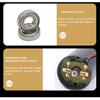 60KG 28-395 M6 * 75mm threaded shaft DC reduction motor micro planetary gear screw long shaft 12V24V low-speed small motor