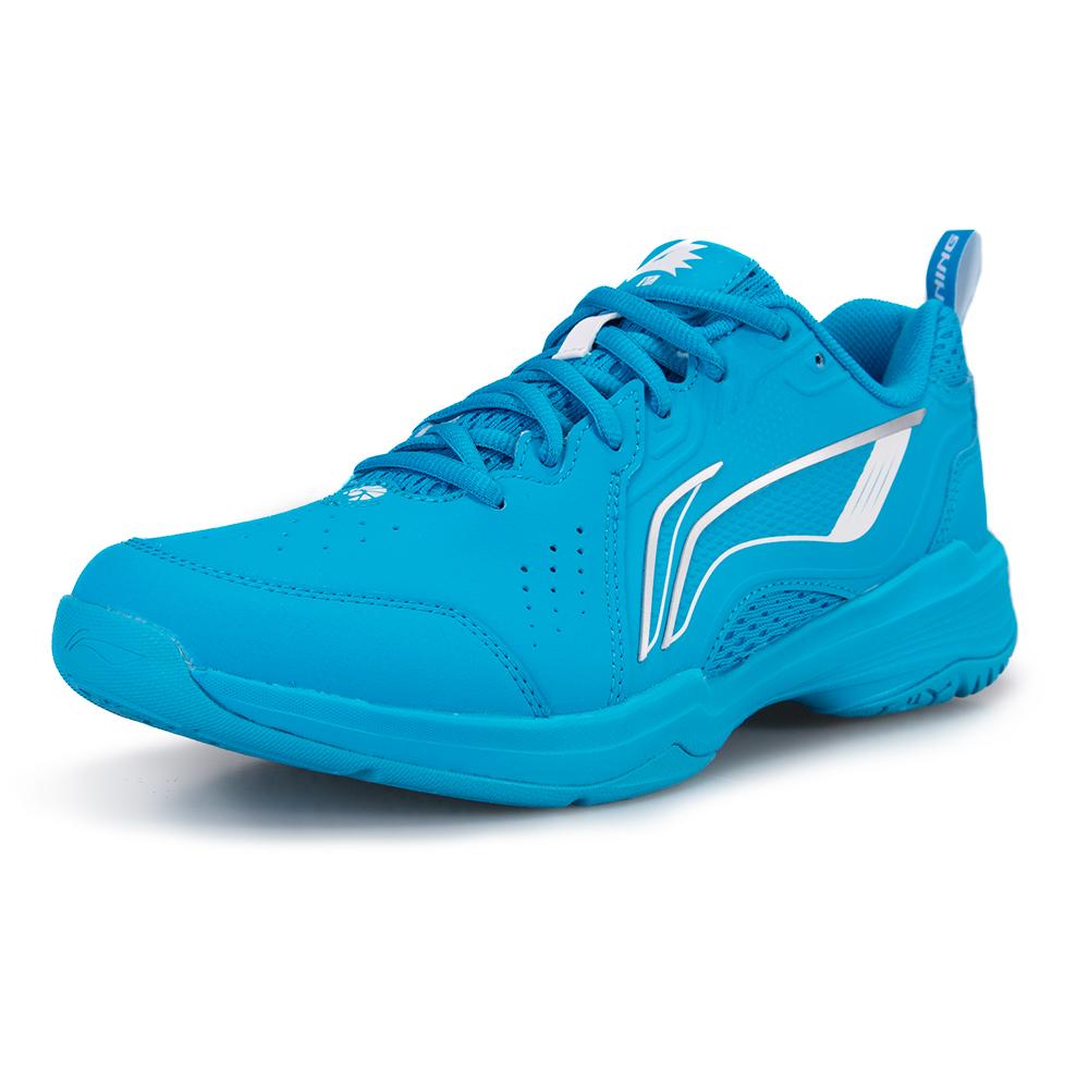 Li Ning Flying Eagle Устойчивые к истиранию, водонепроницаемые и дышащие, низкие, Бадминтонные кроссовки, Унисекс, Синие, AYTU001-4