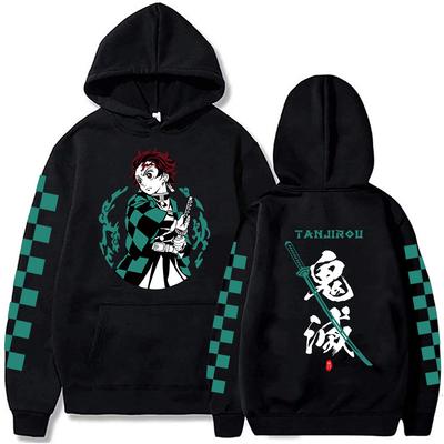 Модная японская аниме-толстовка Kamado Nezuko Demon Slayer Cool Women Hoodie Funny Winter Casual Cartoon Long Sleeve Hoody