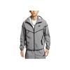 Woven FW24 Flash Tech Series Hooded Zip Long Sleeve Jacket Men jackets Reflective-Silver Black FZ7586-035