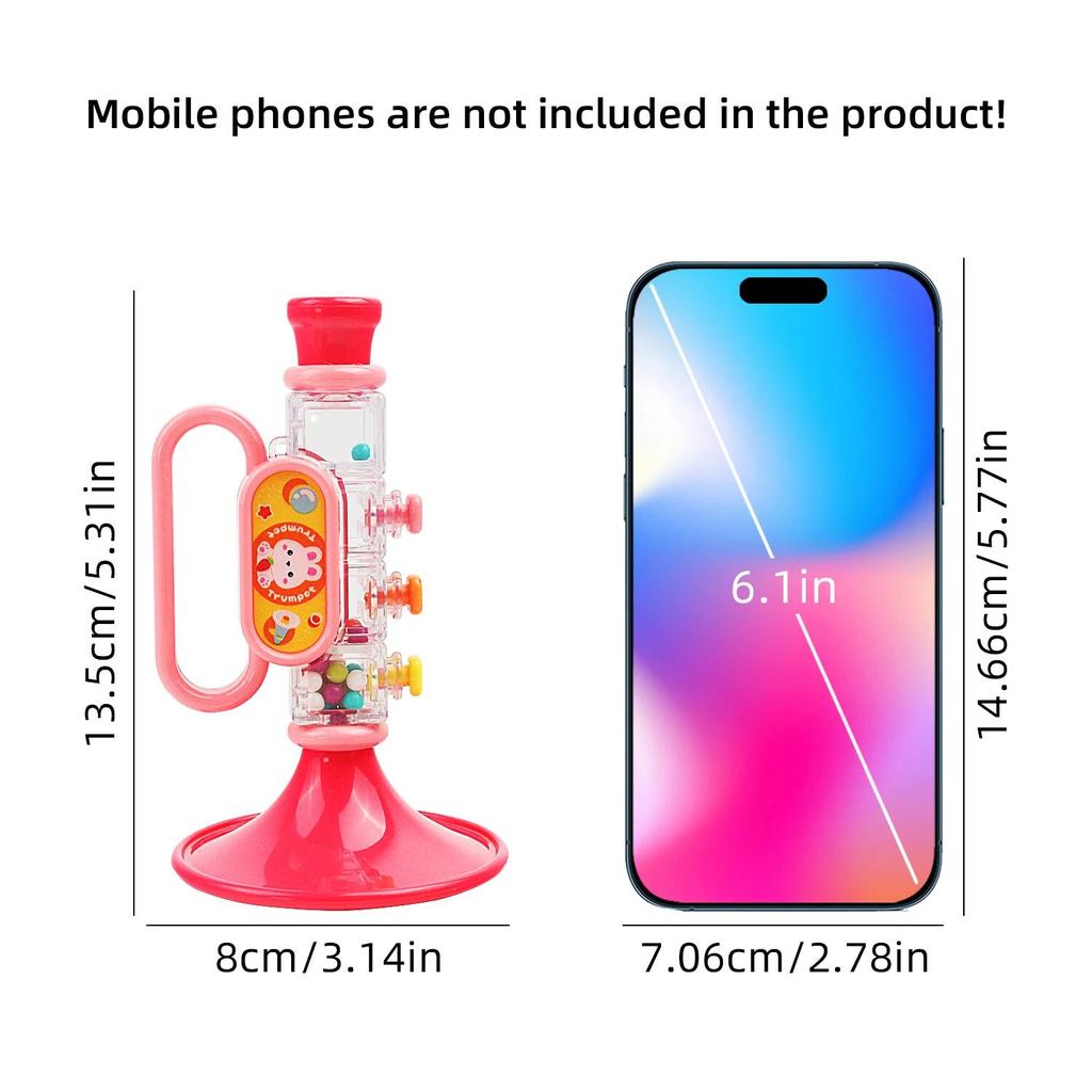 Детская игрушка-труба, детская дующая музыка, детские игровые инструменты, свисток-гармошка, мужские и женские игрушки