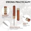 Ice Pick With Cover Stainless Steel Ice Pick with Wooden Handle Kitchen Icepick Bartender Breaking Ice Tool