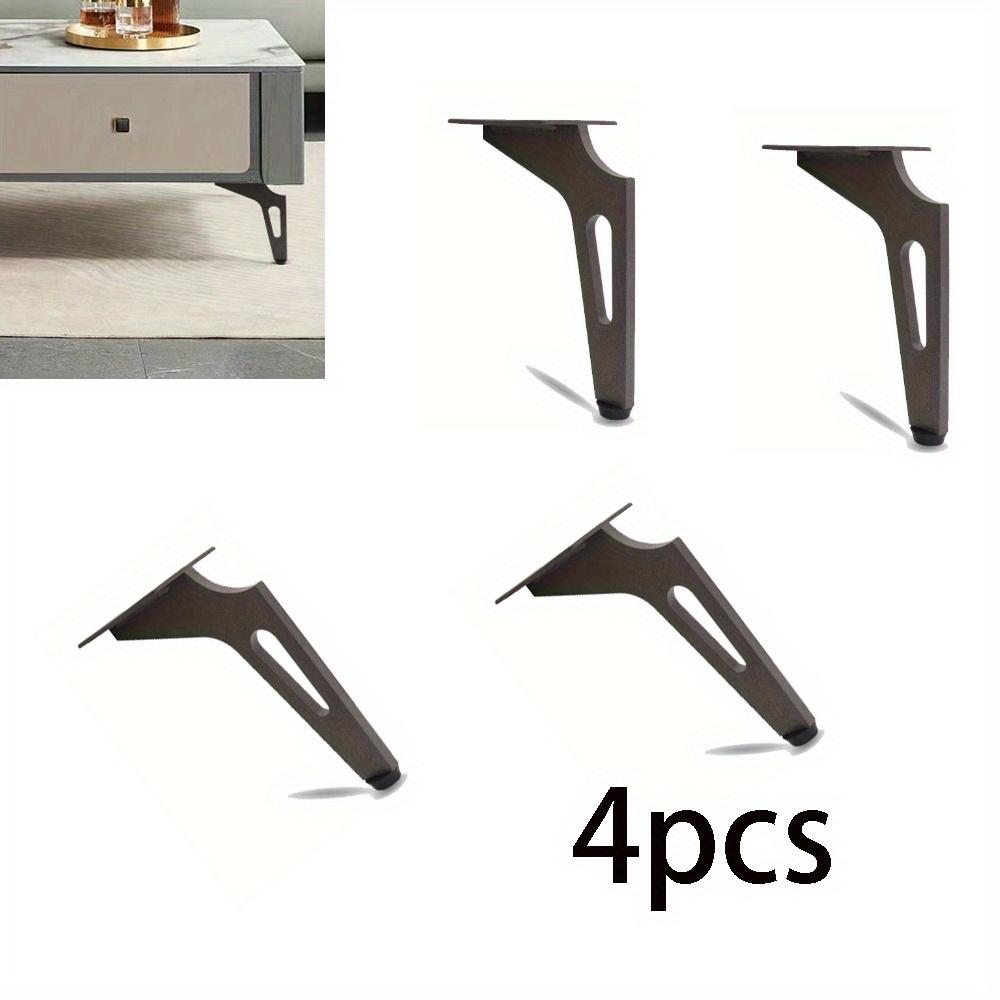 4pcs DIY Furniture Legs Modern Short Cabinet Legs for Coffee Table Dresser Nightstand Shelf Replacement Couch Legs for Furniture Metal Legs