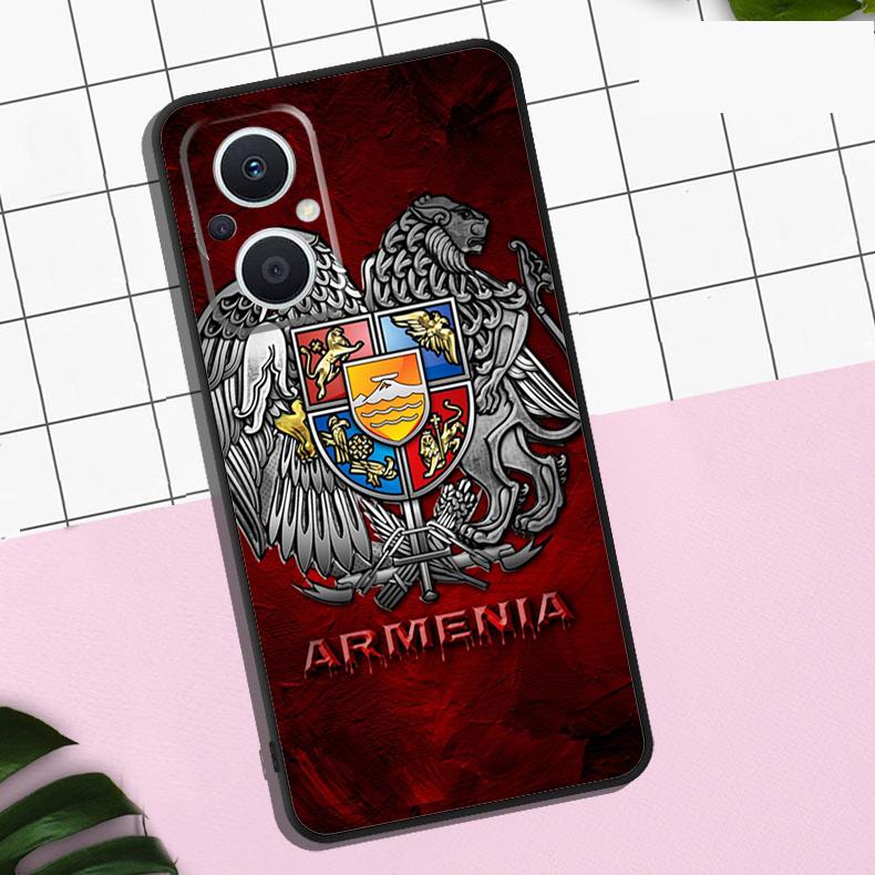 Армения Армянский Флаг Чехол Для OPPO Reno 13F 13 12 12F 11 11F 8T 7 8 10 Pro OPPO Find X8 Pro X6 X3 X5 Lite Обложка