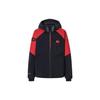 Outdoor Series Color Block Letter Zipper Hooded Woven Jacket Men Jackets Basic-Black Classic-Red 152340607-5