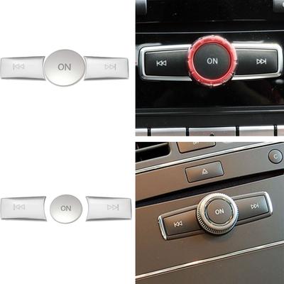 3 шт./компл. для Mercedes Benz ABC ML CLS class W204 GLK X204 E class W212, кнопки включения громкости автомобиля, наклейки на крышку