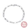 ORSA JEWELS 6мм 9мм 12мм Размеры Цепь Звенья Скрепка Ожерелье 925 Стерлинговое Серебро 14к Золотая Цепь Мужчина Женщина Ожерелья в Подарок SC39