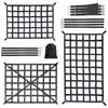 Heavy Duty Roof Rack Cargo Net PVC Webbing Truck Pickup SUV Van Cargo Safetyweb Control Net For Car Roof Car Modification Parts