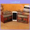 Стильная деревянная китайская коробка для хранения аксессуаров и домашних украшений, подарки