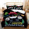 Gamepad Bed Three-Piece Quilt Cover 3D Digital Printing Kit