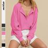 Loose Hoodie Top for Women's Clothing