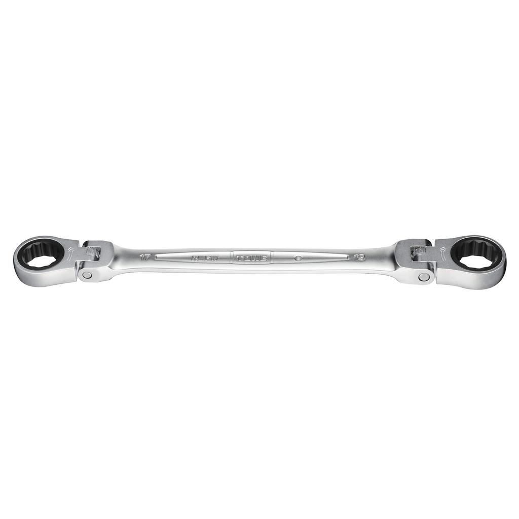 TONE Double Head Ratchet Box Wrench Width Across Flats 17 X 19 Mm RMFW-1719