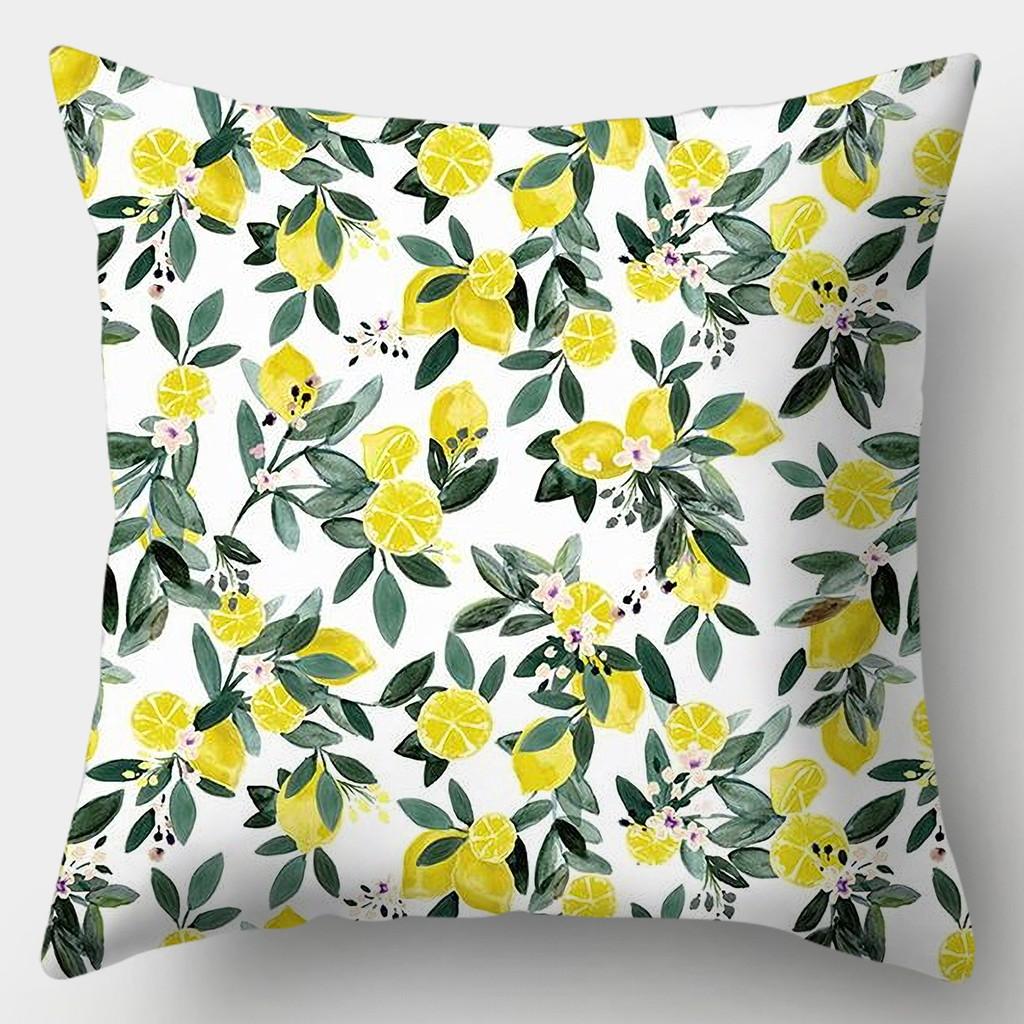 Наволочка Fresh Style 45 см X 45 см, квадратная наволочка для дивана, чехол для подушки с красивыми цветами