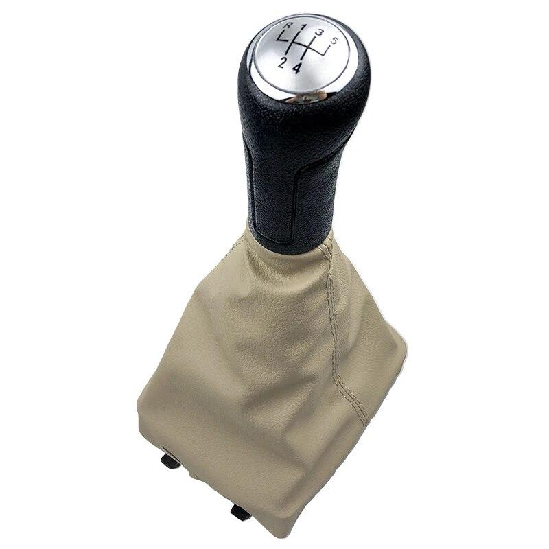 Для VW Polo 9N 9N2 2002 2003 2004 2005 2006 2007 2008 2009 2010 Sedan 5/6 Speed Gear Shift Knob Gaitor Leather Cover Bag Cover Case