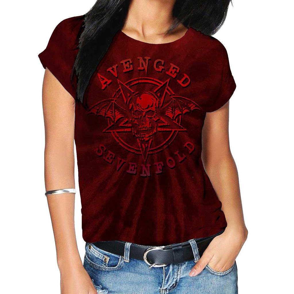 Avenged Sevenfold Unisex Adult Pent Up Tie Dye T-Shirt