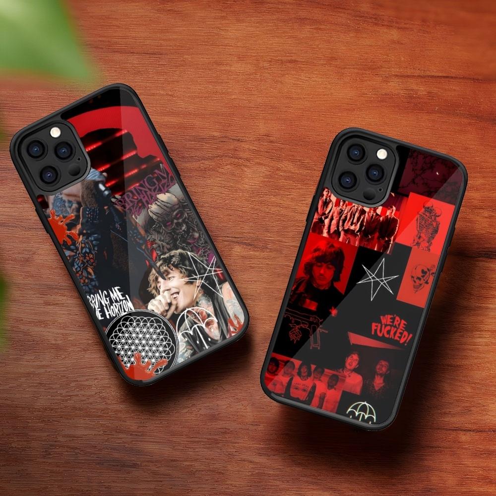 Чехол для телефона Bring Me The H-Horizons BMTH для Iphone 16 15 14 13 Pro Max 12 11 Mini 7 8 Plus Se Xr X Xs Fundas Shell PC+TPU Cover