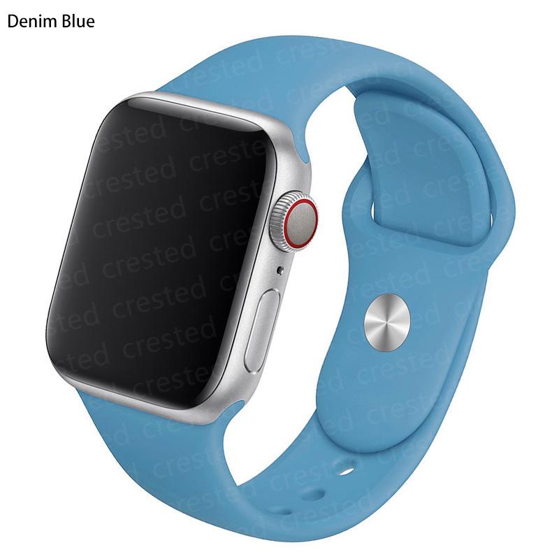 Силиконовый ремешок для Apple Watch Band 41 мм, 44 мм, 38 мм, 45 мм, 40 мм, 42 мм, дышащий ремешок для часов, браслет iWatch series 7, 6, 5, 4, 3, 2, 1