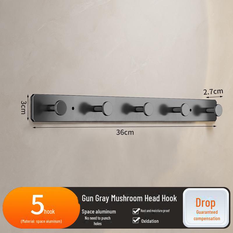 Крепкий настенный крючок для кухни и ванной комнаты - настенная и дверная вешалка без проколов для одежды