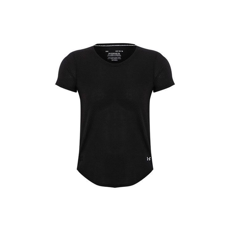 Under Armour Повседневная футболка для бега Женские топы Черная 1361371-001