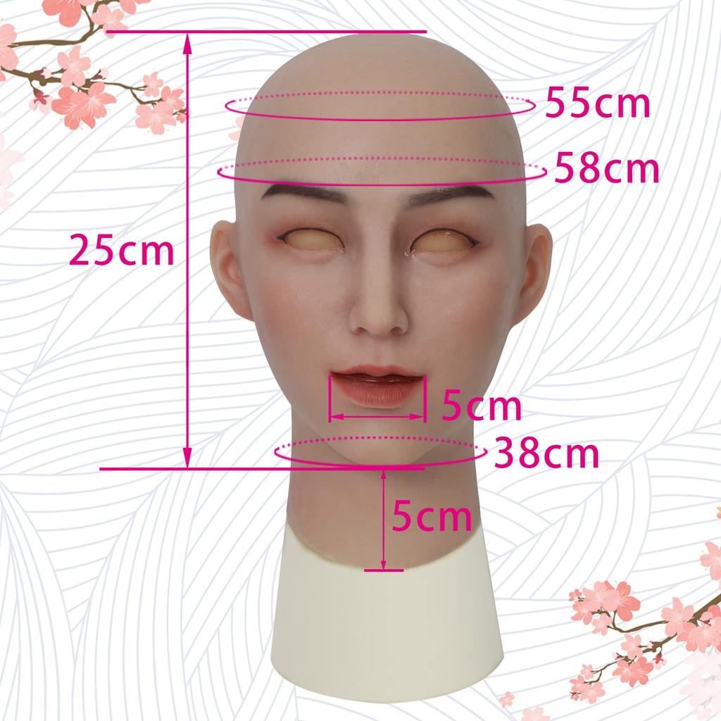 Женский Мужской Дочь Силикон Мужской Ума Мусумэ Красивая Маска [ROANYER] Маска, Маска для переодевания, Маскировка, Макияж, Маска, Костюм, Косплей,