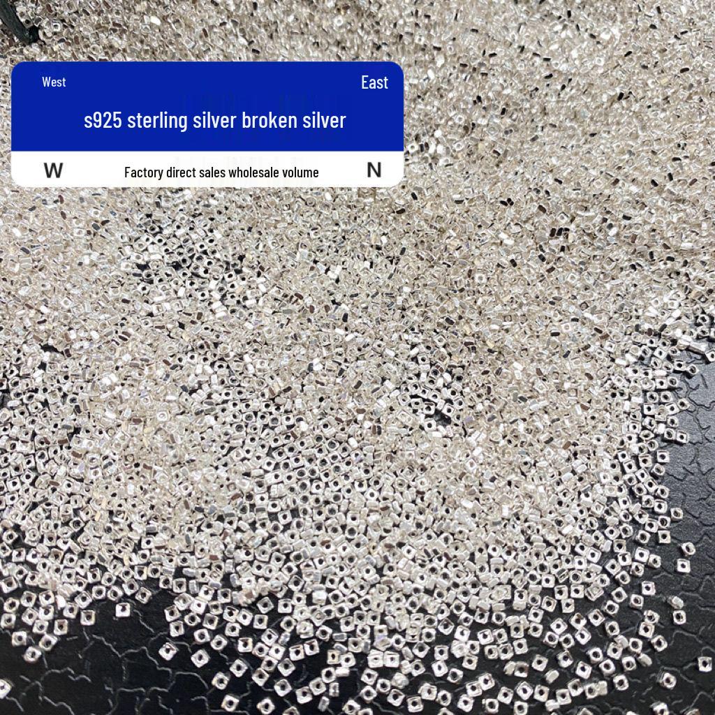 Стерлинговое серебро 925 Сломанные разделители для браслетов и ожерелий ручной работы