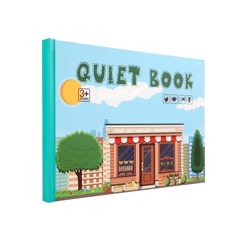 QWZ новая книга Монтессори для малышей, сделай сам, забавная наклейка для познания для малышей, тихая книга, обучающие игрушки для раннего обучения, подарки для детей