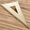 Painting Stationery Students Drawing Tools Metal Ruler Triangle Ruler Straight Ruler Brass Ruler