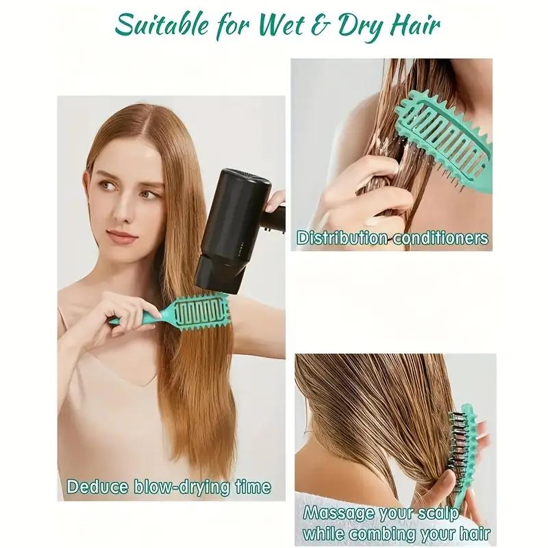 Расческа для укладки и формирования локонов Bounce Curl – Щетка для кудрявых волос для распутывания и подчеркивания локонов
