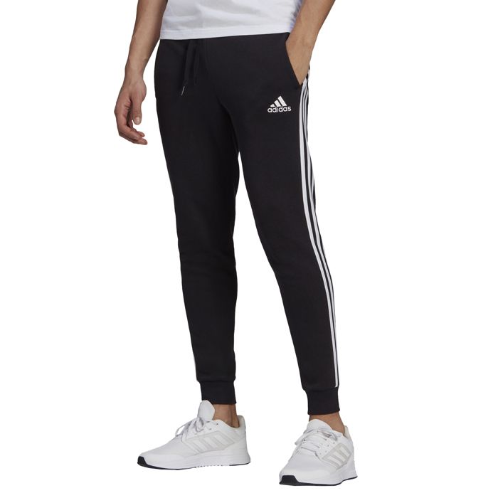 Adidas Pantalon Essentials Slim 3 Stripes Noir - GM1089