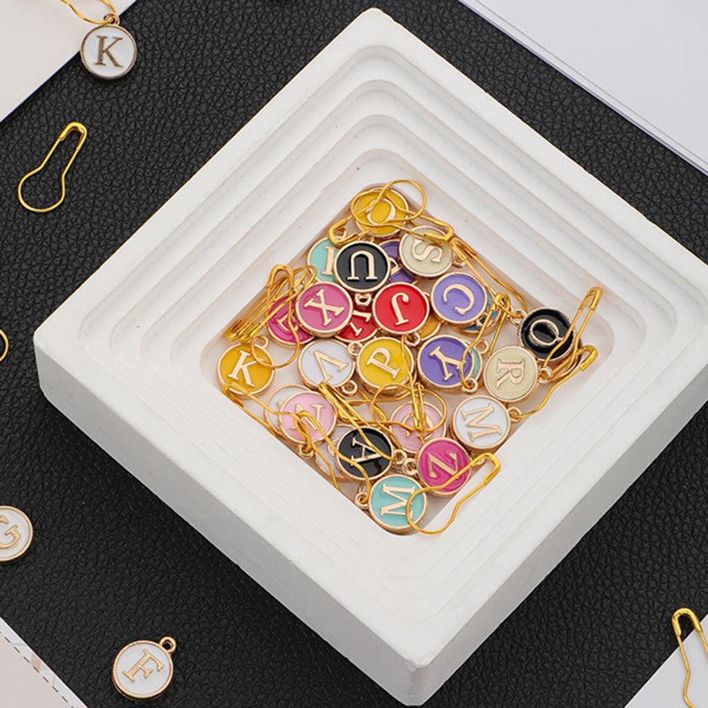 Маркеры для вязания Практичные маркеры для вязания Буквы Маркеры для вязания крючком Держатель для вязания Инструмент для вязания для поделок