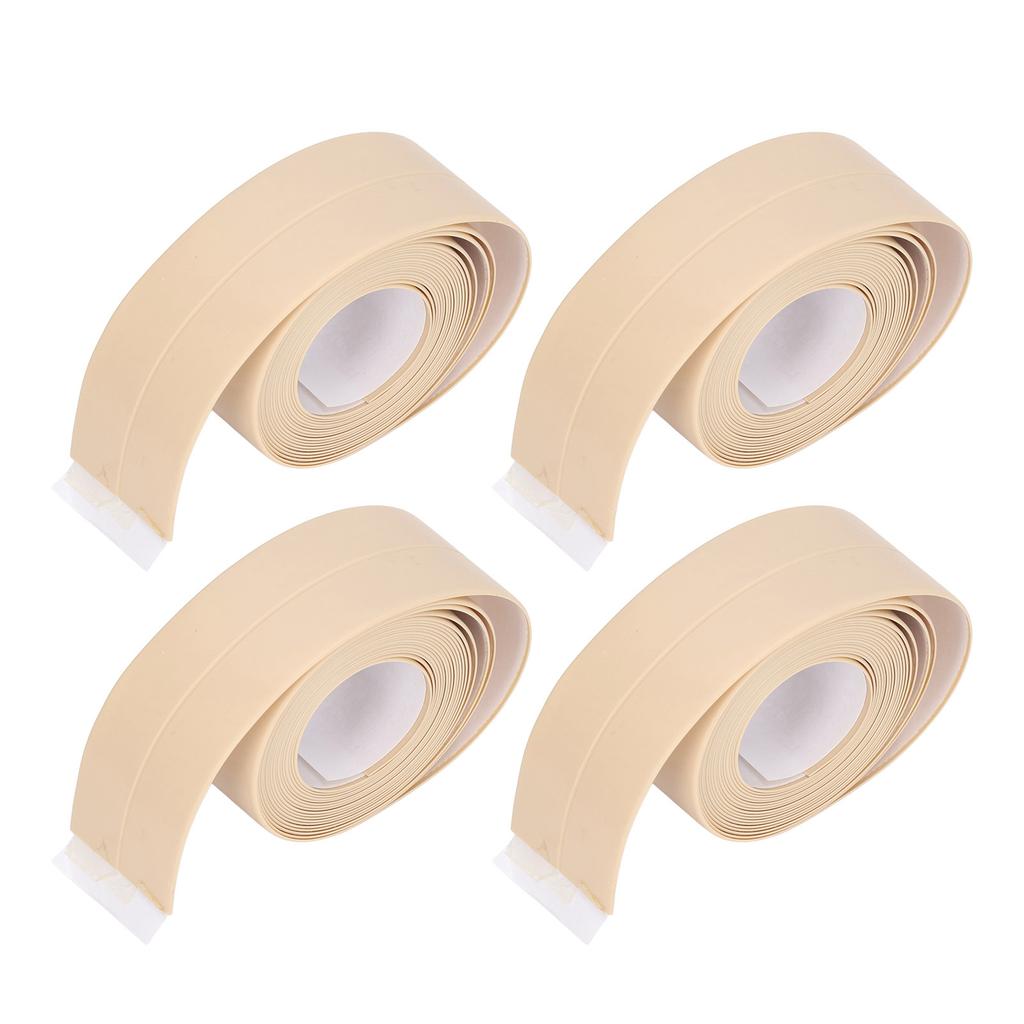 4 шт. Кухонная герметизирующая лента ПВХ Водонепроницаемая Самоклеящаяся Уплотнительная лента для Раковины в ванной комнате