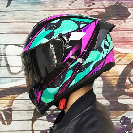 New Motorcycle Helmet Full Face Double Lens Racing Off-road Helmets Capacetes Men Cascos Para Moto DOT Approved Four Season